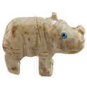 Carved Stone Hippo